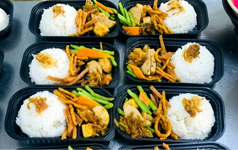 Cơm phần của Phúc Quang Chay rất được ưa thích