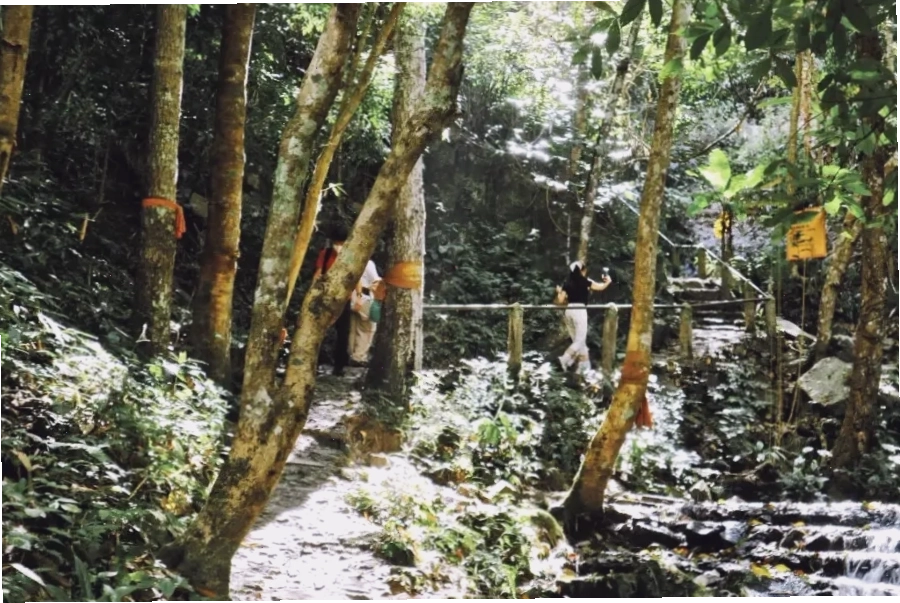 Con đường bình yên dẫn lối vào Mae Kampong