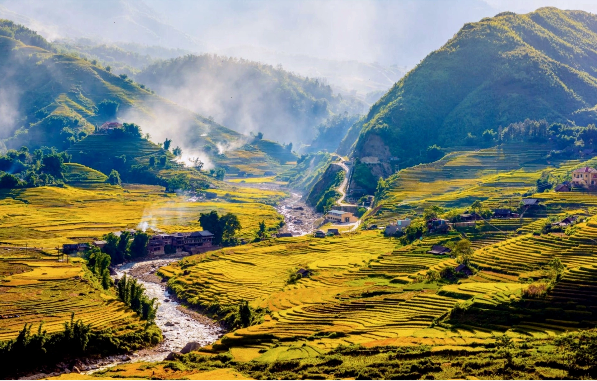 Con đường mòn dẫn đến Suối Mường Hoa