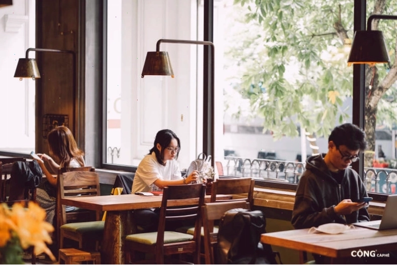 Cộng Cafe nhìn từ bên ngoài