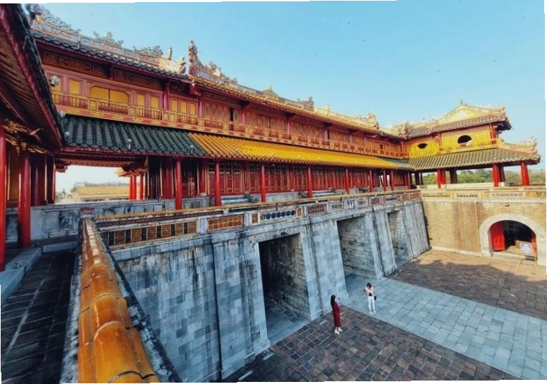 Cổng Ngọ Môn uy nghi tại Đại Nội Huế