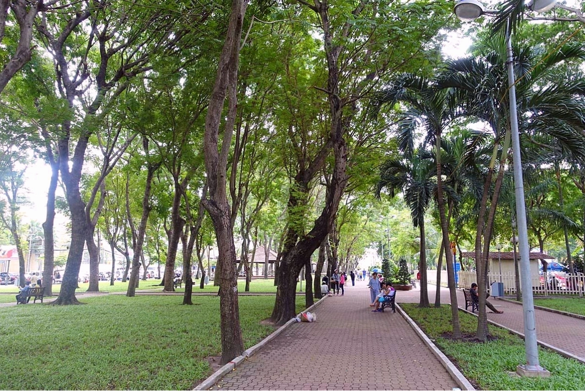 Công viên 23-9 thuộc địa phận quận 1, TP. Hồ Chí Minh