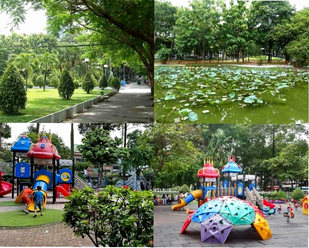 Công viên 23 tháng 9, không khí trong lành
