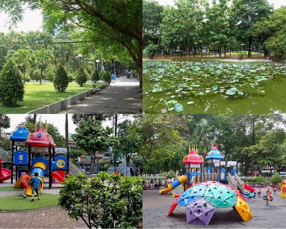 Công viên 23 tháng 9 mang đến không khí trong lành và là điểm vui chơi lý tưởng