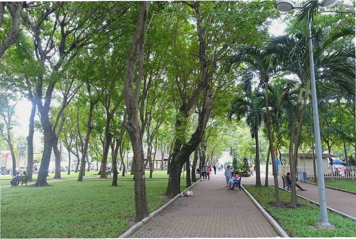 Công viên 23/9 thuộc địa phận quận 1, TP. Hồ Chí Minh