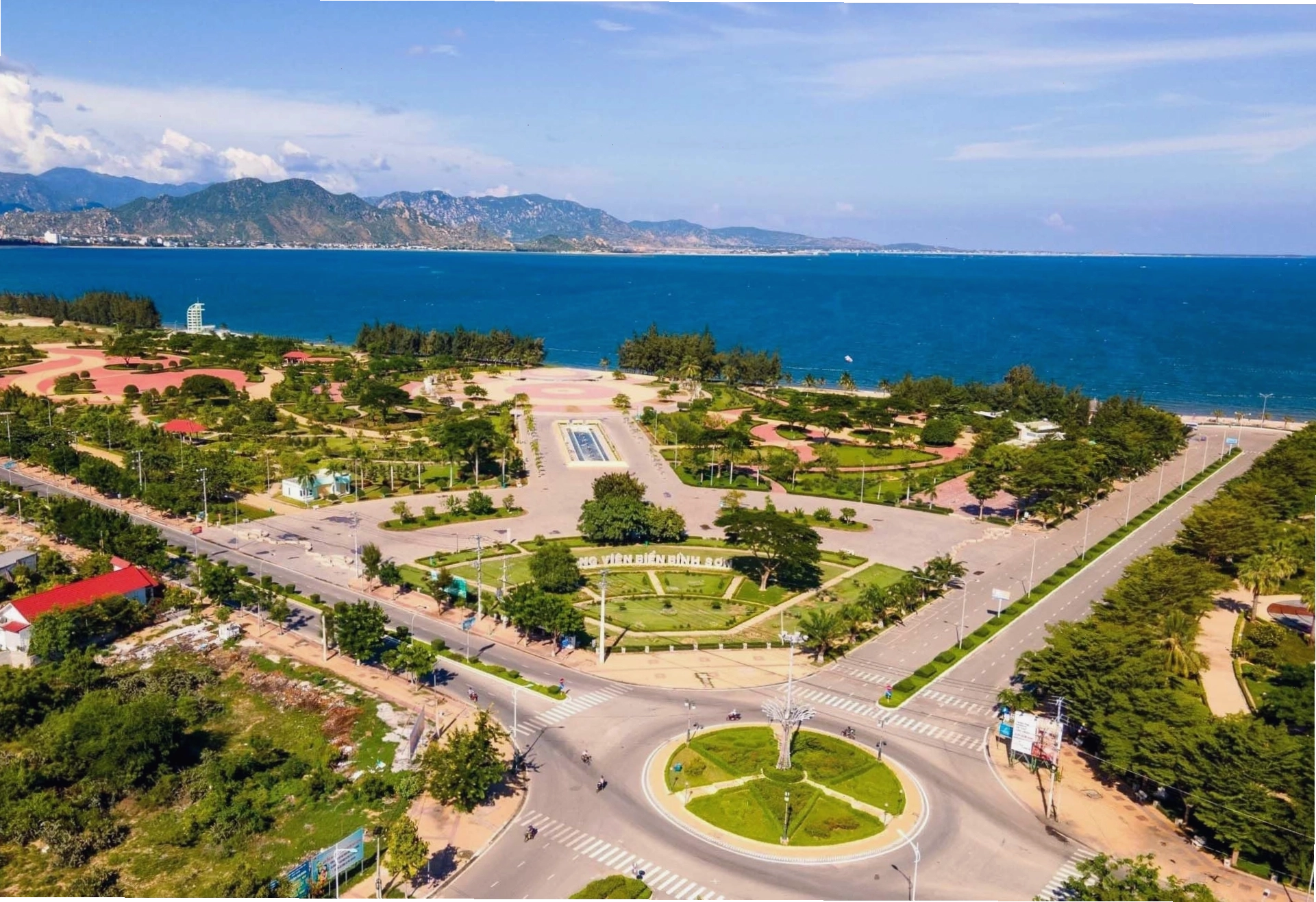 Công viên biển Bình Sơn Ninh Thuận nhìn từ xa
