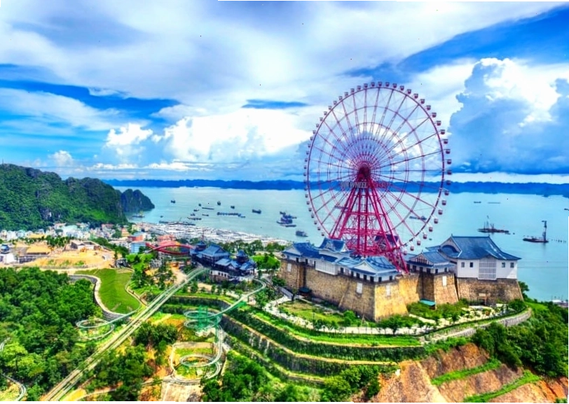 Công viên đại dương hạ long nhìn từ trên cao