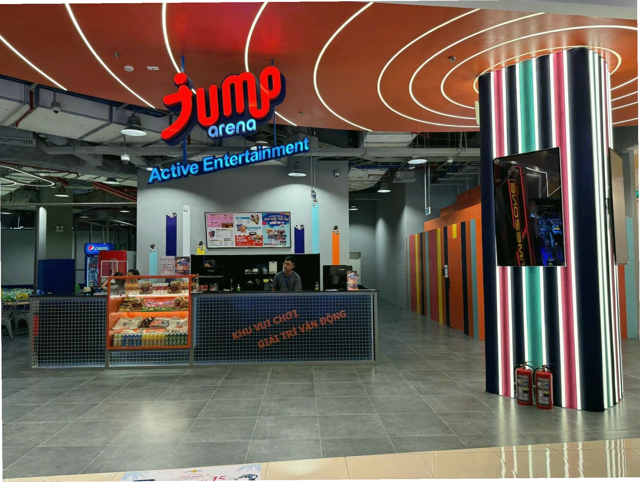 Công viên giải trí bạt nhún Jump Arena Sài Gòn