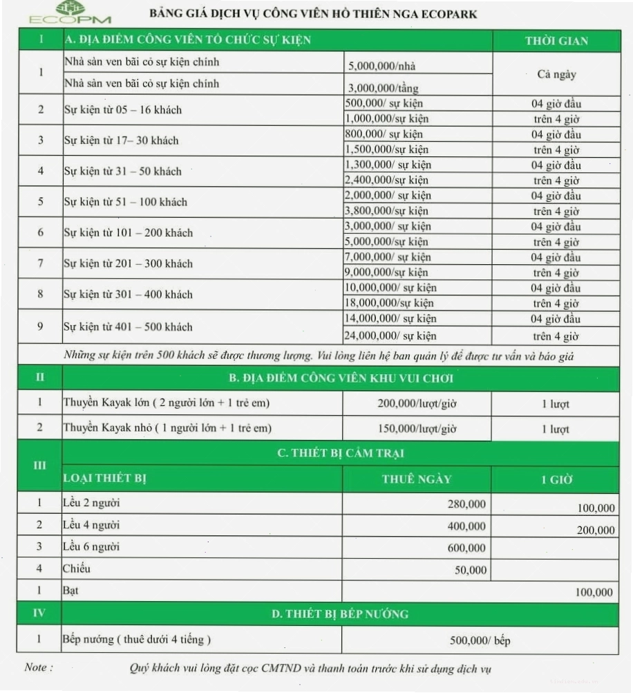 Công viên Hồ Thiên Nga Ecopark về đêm với ánh đèn lung linh