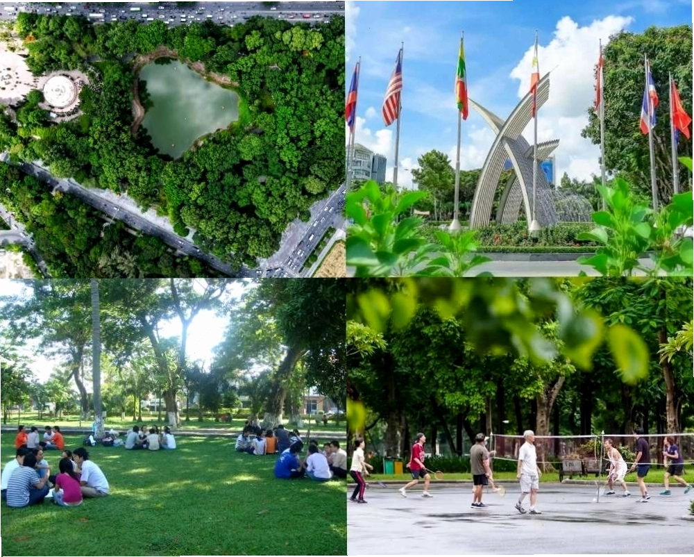 Công viên Hoàng Văn Thụ là điểm đến quen thuộc và yêu thích của người dân Sài Gòn.