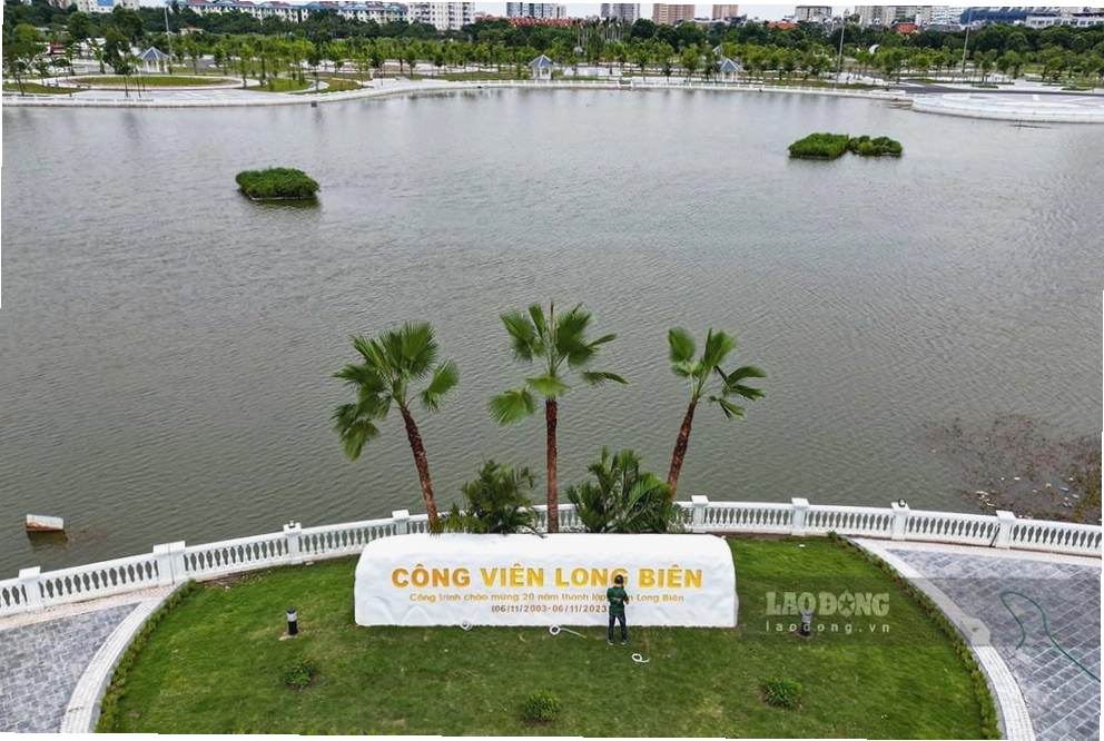 Công viên Long Biên sau cải tạo