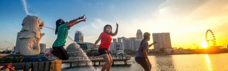 Công Viên Merlion Park Singapore: Biểu Tượng Du Lịch Không Thể Bỏ Lỡ