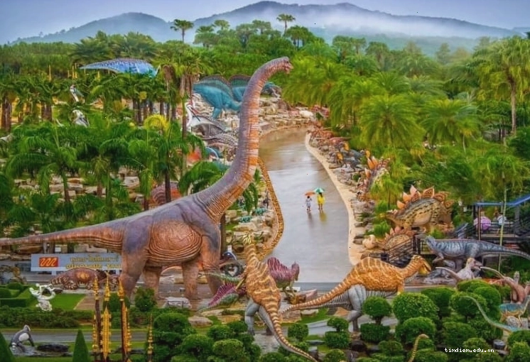 Công viên Nong Nooch tái hiện đầy chân thật thế giới khủng long