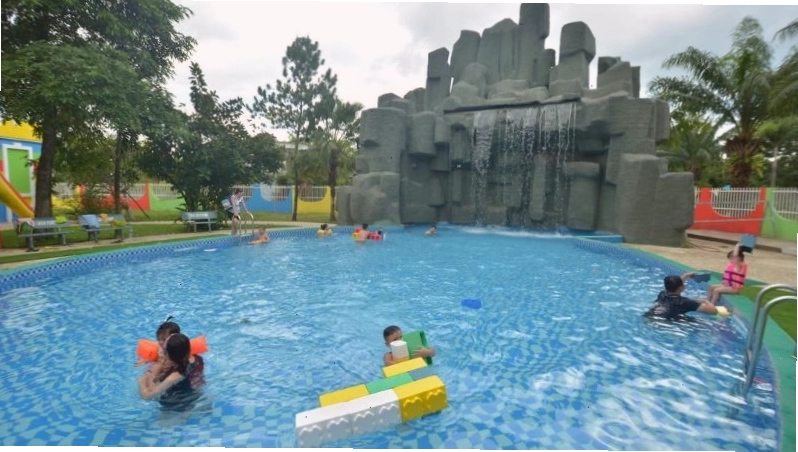 Công viên nước BCR với không gian xanh và hoạt động teambuilding
