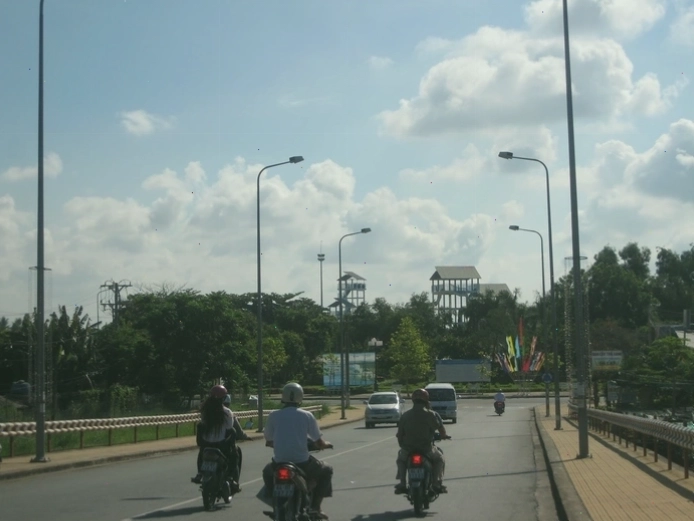 Công viên nước Cần Thơ nhìn từ xa