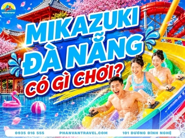 Công viên nước Mikazuki Đà Nẵng: Trải nghiệm Nhật Bản giữa lòng thành phố biển