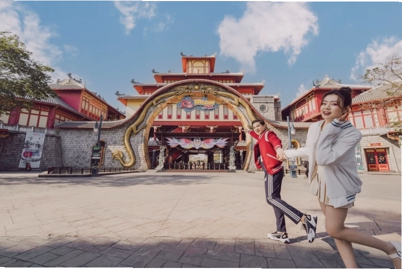 Công viên Rồng với các trò chơi mạo hiểm hấp dẫn
