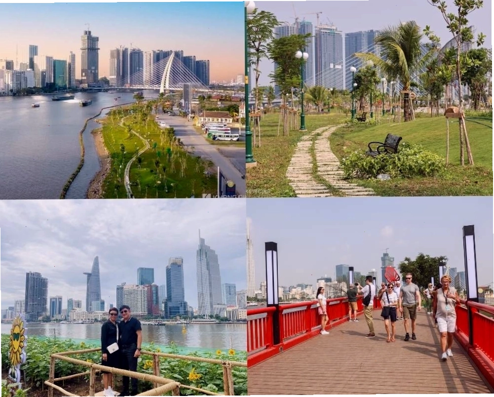 Công viên Sài Gòn ven sông TP. Thủ Đức hút hồn người dân địa phương và khách du lịch