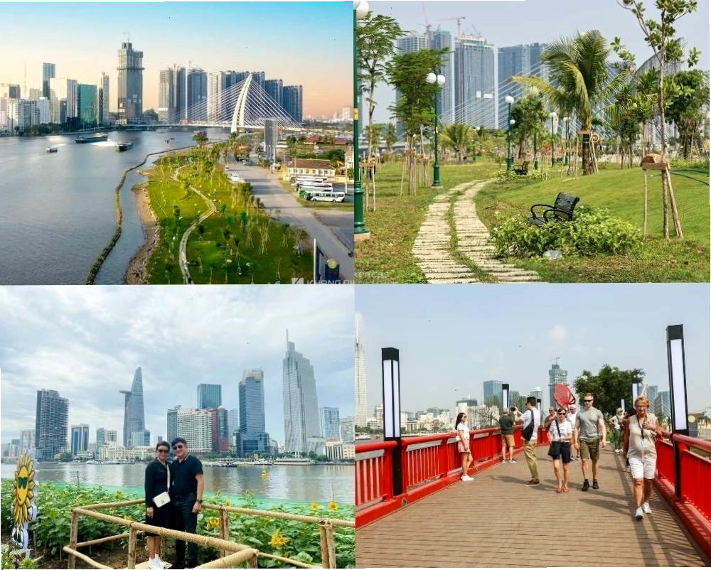 Công viên Sài Gòn ven sông TP. Thủ Đức với cảnh quan hút hồn