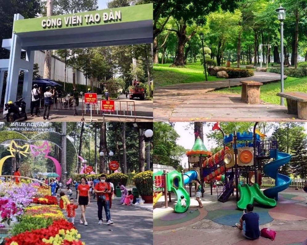Công viên Tao Đàn, điểm đến quen thuộc của người dân Sài Gòn