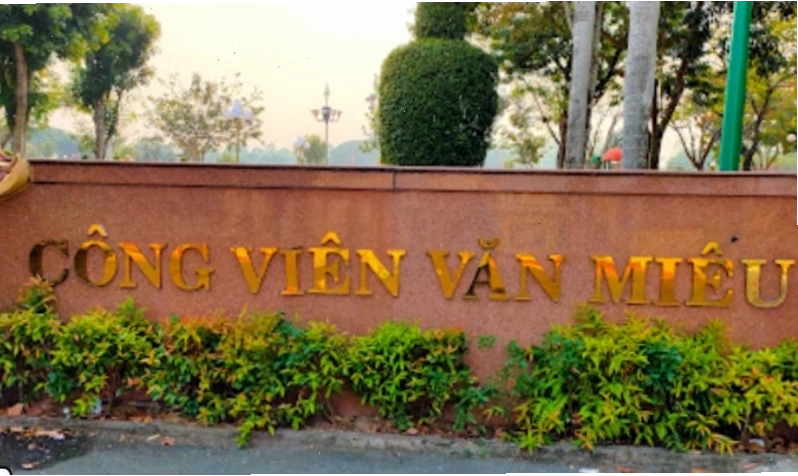 Công viên Văn Miếu là không gian sinh hoạt cộng đồng và di tích văn hóa lịch sử