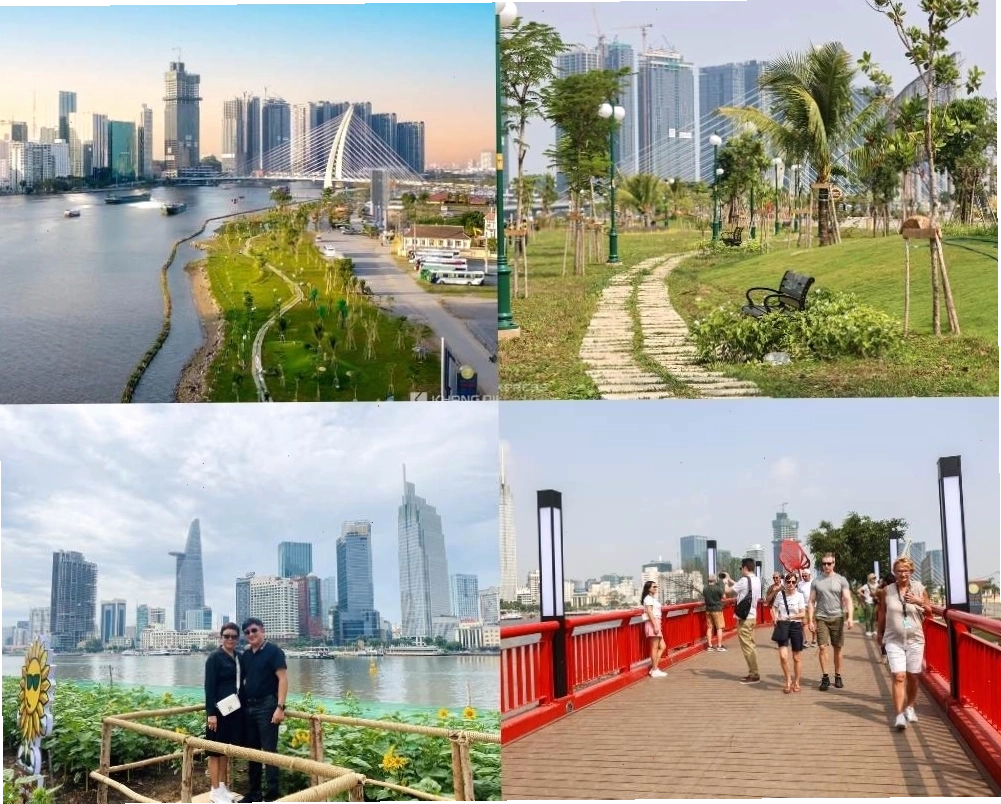 Công viên ven sông TP. Thủ Đức thơ mộng