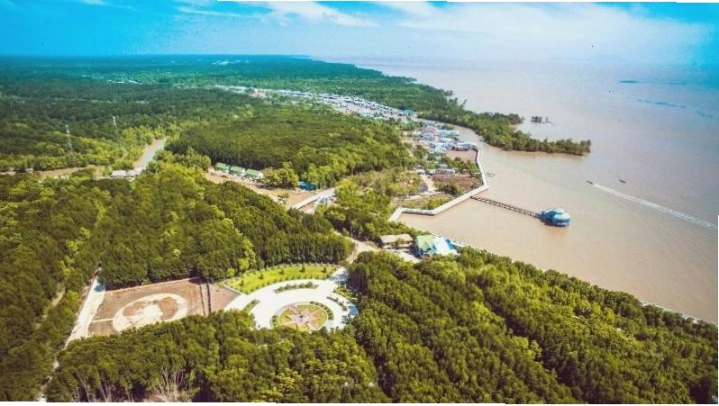 Cột mốc tọa độ Mũi Cà Mau