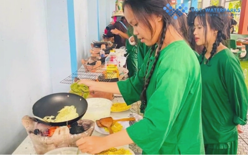 Cuộc thi làm bánh xèo tại Công viên Nước Rio