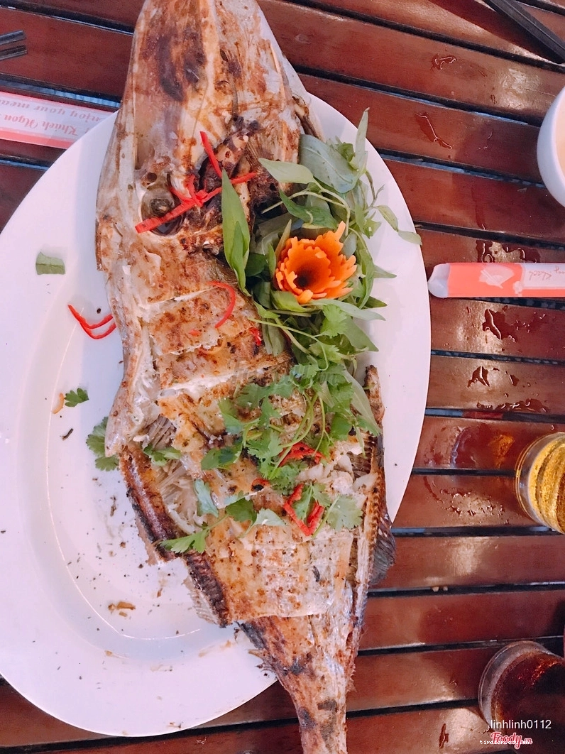 Da cá nướng giòn rụm