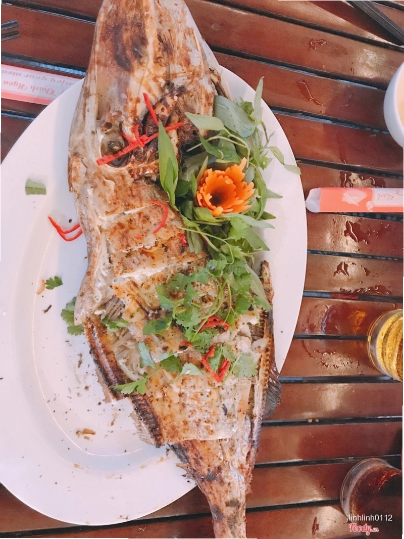 Da cá nướng giòn rụm, thơm lừng