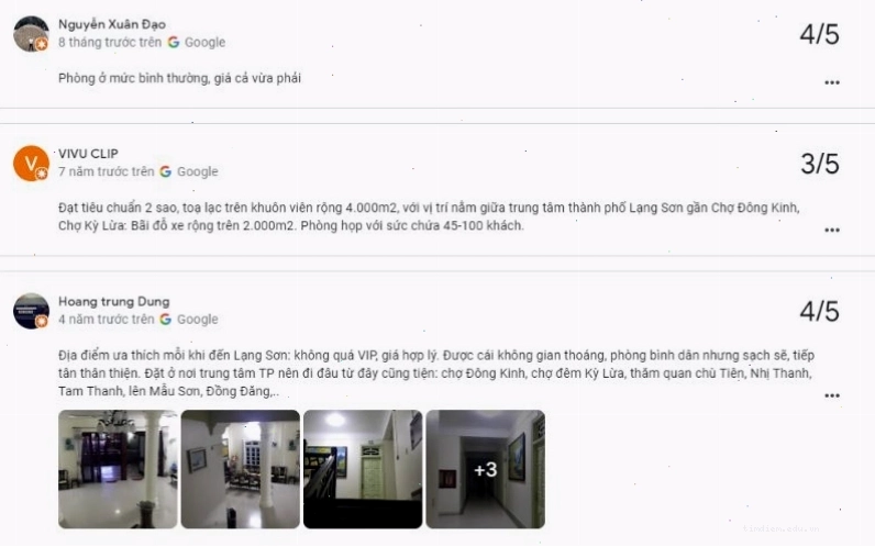 Đánh giá chi tiết về Khách sạn Hoàng Thịnh Lạng Sơn