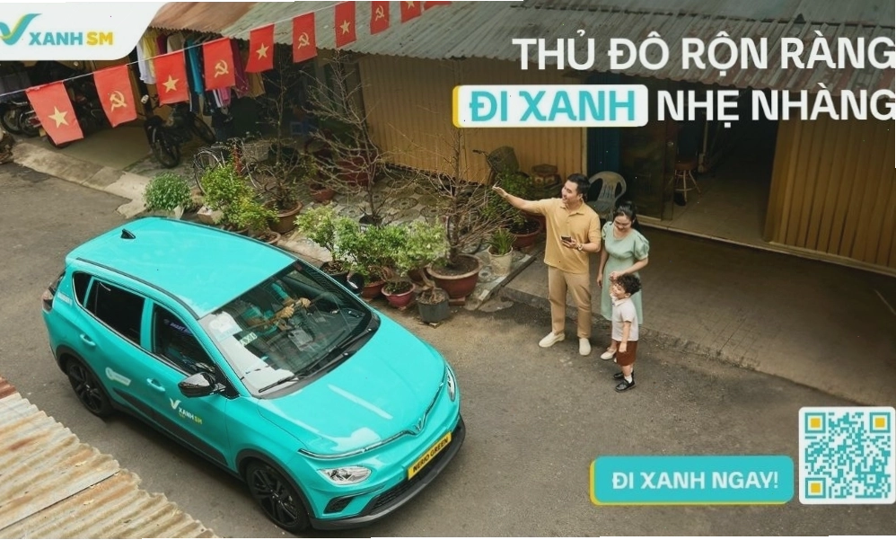 Đặt xe Xanh SM qua mã QR để có chuyến đi tiện lợi