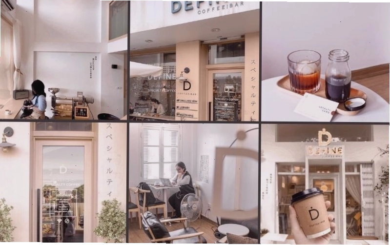 Define Coffee nhìn từ bên ngoài