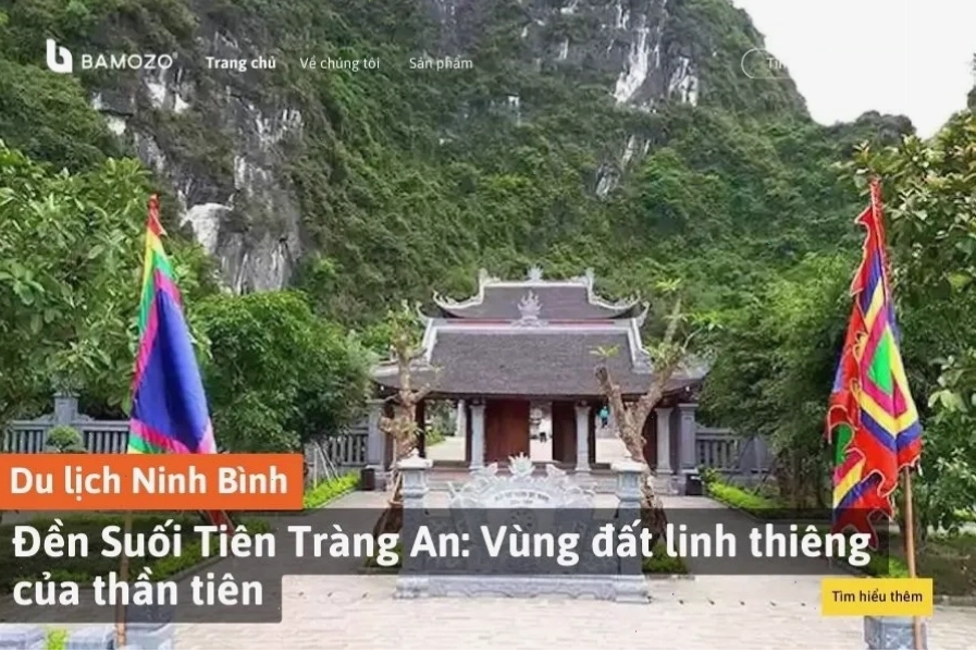 Đền Suối Tiên Tràng An, Ninh Bình