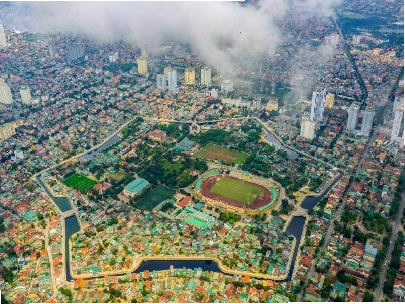 Di tích Thành cổ Vinh giữa lòng thành phố Vinh