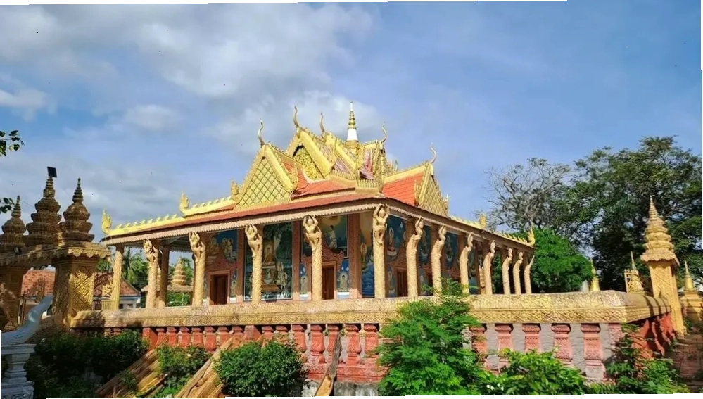 Địa điểm du lịch miền Tây chùa Tà Ngáo mang đậm bản sắc Khmer với kiến trúc và nghệ thuật truyền thống