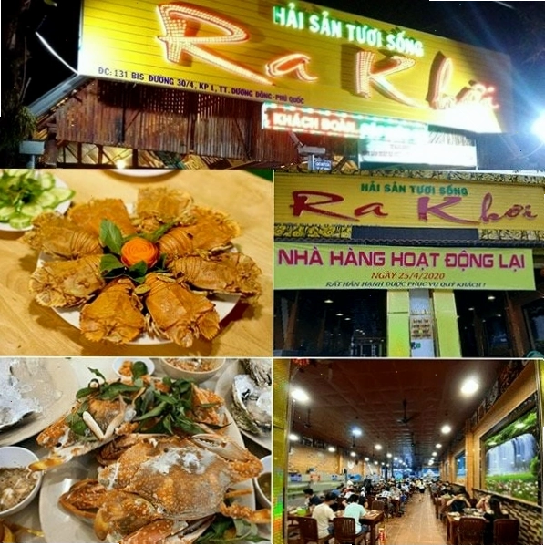 Đĩa hải sản hấp dẫn tại nhà hàng Ra Khơi Phú Quốc