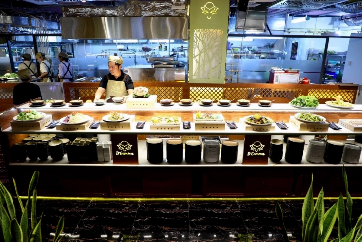 Dịch vụ chu đáo tại nhà hàng Buffet Chay D