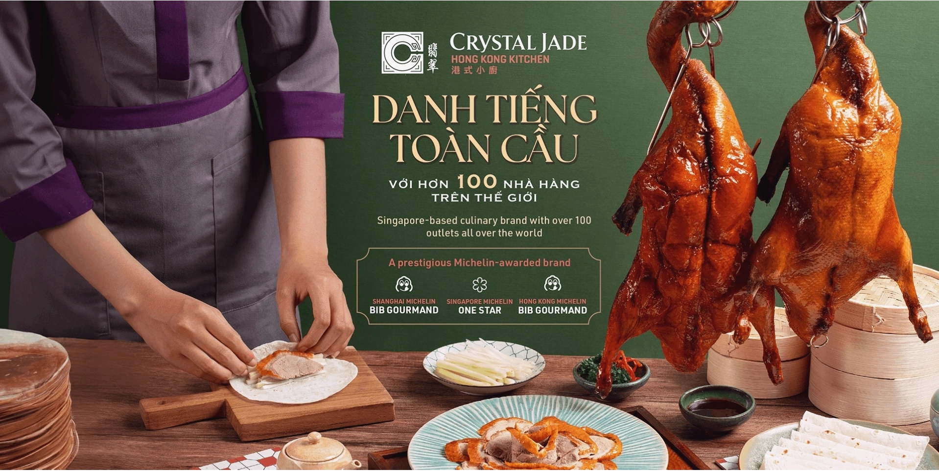 Dịch vụ chuyên nghiệp tại nhà hàng Crystal Jade