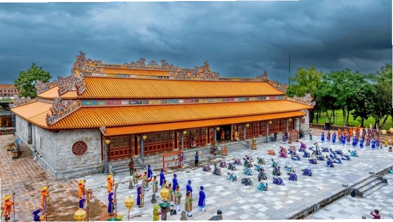 Điện Thái Hòa - nơi diễn ra các nghi lễ quan trọng của triều Nguyễn