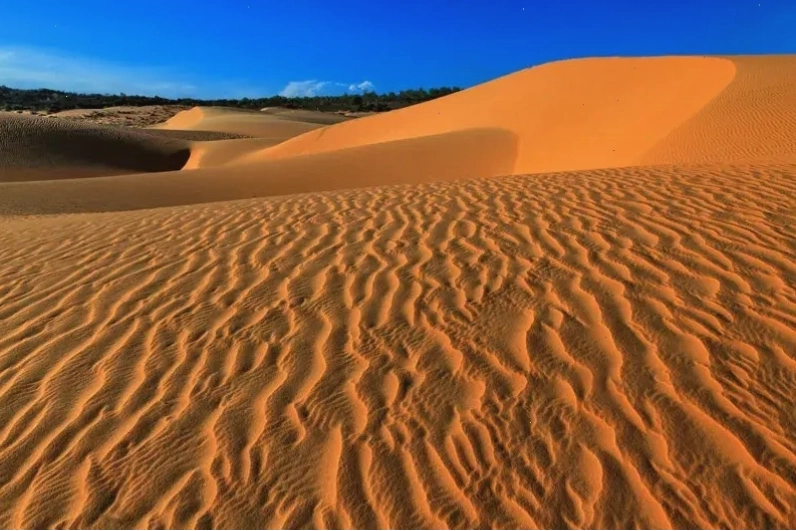 Đồi cát đỏ hồng mịn tại Phan Thiết