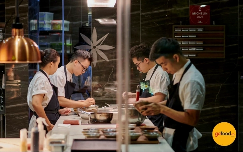 Đội ngũ đầu bếp tài năng tại Gia Restaurant