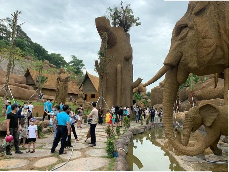 Đường đến Công viên King Kong Tuần Châu khá dễ dàng tìm kiếm