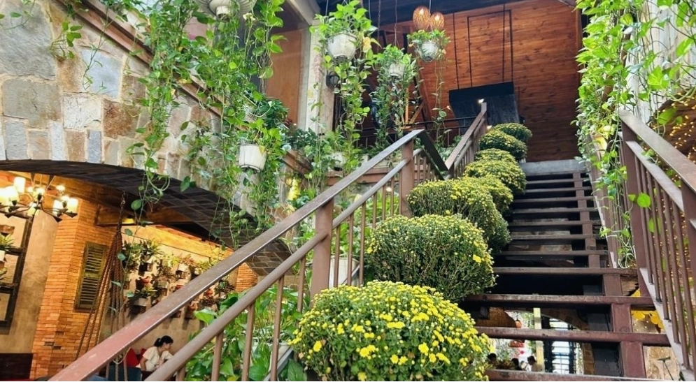 Family Gardens Café mang đến không gian thoáng đãng và gần gũi thiên nhiên