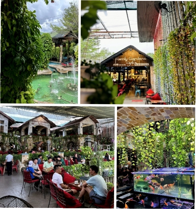Family Gardens Café - Quán cafe sân vườn yên tĩnh tại Gò Vấp