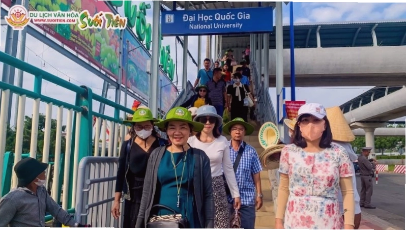 Ga Đại học Quốc Gia – điểm cuối ga metro Suối Tiên