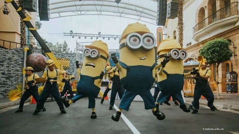 Gặp gỡ Minions vui nhộn tại khu Hollywood, Universal Studios Singapore