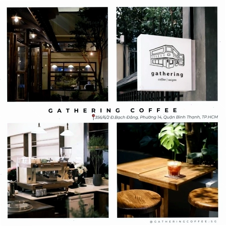 Gathering Coffee - Quán cafe sân vườn Bình Thạnh cho dân văn phòng