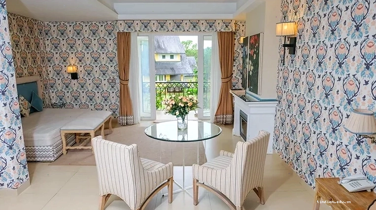 Geranium Suite tại Bình An Village Resort Đà Lạt với nội thất sang trọng