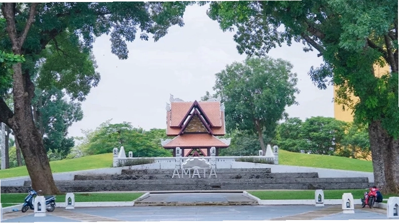 Gia đình vui chơi tại Công viên Amata Biên Hòa